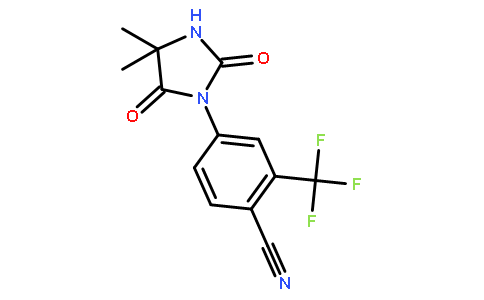 4-(4,4-二甲基-2,5-二氧代咪唑啉-1-基)-2-三氟甲基苯甲腈