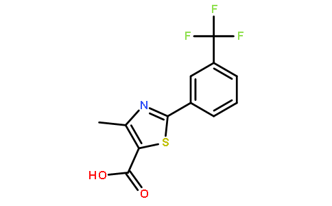 4-甲基-2-(3-(三氟甲基)苯基)-1,3-噻唑-5-甲酸