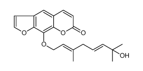 8-(7-羥基-3,7-二甲基-2,5-辛二烯氧基)補(bǔ)骨脂素對照品(標(biāo)準(zhǔn)品) | 144398-34-5