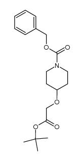 t-Butyl 2-(1-benzyloxycarbonyl-4-piperidyl)oxyacetate
