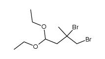 1,2-dibromo-4,4-diethoxy-2-methylbutane