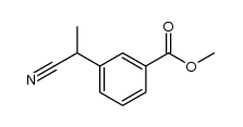 2-[3-(carboxymethyl)phenyl]propionitrile