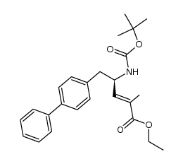 (R,E)-乙基 5-([1,1'-聯苯]-4-基)-4-((叔丁氧羰基)氨基)-2-甲基-2-戊烯酸