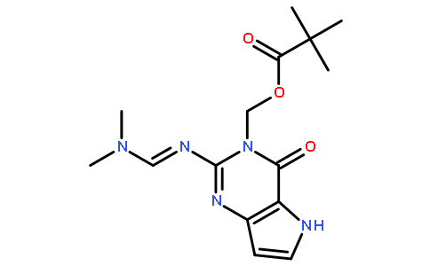 N1-(特戊酰氧基)甲基-N2-(二甲基氨基)亚甲基9-脱氮鸟嘌呤