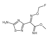 methyl (Z)-2-(5-amino-1,2,4-thiadiazol-3-yl)-2-[(fluoromethoxy)imino]acetimidate