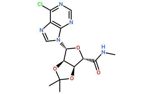 1-(6-氯-9H-嘌呤-9-基)-1-脫氧-N-甲基-2,3-O-異亞丙基-beta-D-呋喃核糖酰胺