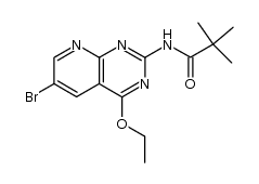 6-bromo-4-ethoxy-2-pivaloylamino-5-deazapteridine