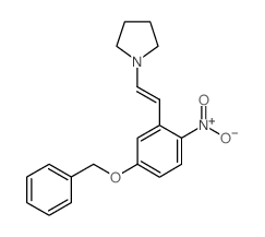 1-[2-(5-Benzyloxy-2-nitrophenyl)vinyl]pyrrolidine