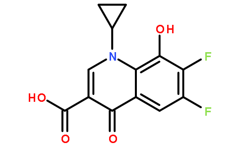 1-环丙基-6,7-二氟-8-羟基-4-氧代-1,4-二氢喹啉-3-羧酸