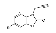 2-(6-bromo-2-oxooxazolo[4,5-b]pyridin-3(2H)-yl)acetonitrile