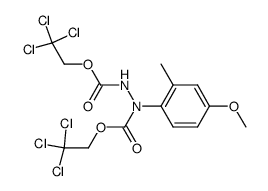 1,2-肼二羧酸,  1-(4-甲氧基-2-甲基苯基)-,二(2,2,2-三氯乙基)酯