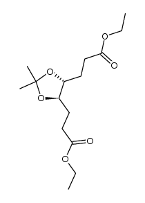 Diethyl (+)-(4R,5R)-4,5-O-isopropylidene-4,5-dihydroxyoctanedioate