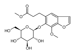 6-(beta-D-吡喃葡萄糖基氧基)-7-甲氧基-5-苯并呋喃丙酸甲酯对照品(标准品) | 158500-59-5