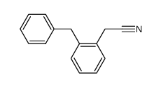 (2-benzyl-phenyl)-acetonitrile