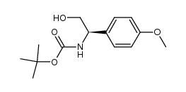 1,1-dimethylethyl (R)-N-[2-hydroxy-1-(4-methoxyphenyl)-ethyl]carbamate