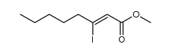 methyl (2Z)-3-iodooct-2-enoate
