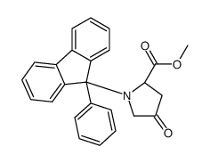 methyl (2S)-4-oxo-1-(9-phenylfluoren-9-yl)pyrrolidine-2-carboxylate