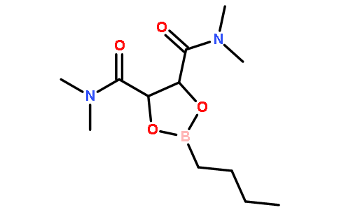 2-丁基-1,3,2-二氧硼戊環-4S,5S-二羧酸雙(二甲氨基化合物)