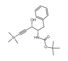 氨甲酸,[(1S,2S)-2-羥基-1-(苯基甲基)-4-(三甲基甲硅烷基)-3-丁炔基]-,1,1-二甲基乙基酯