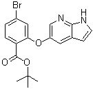 2-((1H-吡咯并[2,3-b]吡啶-5-基)氧基)-4-溴苯甲酸叔丁酯