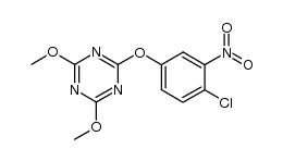 2-(4-chloro-3-nitrophenoxy)-4,6-dimethoxy-1,3,5-triazine