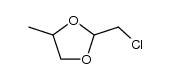 4-methyl-1,3-dioxolan-2-ylmethyl chloride