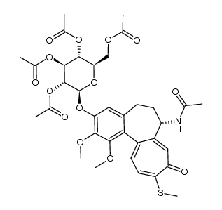 3-demethyl-3-(2,3,4,5-tetra-O-acetyl-β-D-glucopyranosyl)thiocolchicine