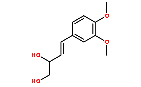 4-(3,4-二甲氧基苯基)-3-丁烯-1,2-二醇对照品(标准品) | 164661-12-5