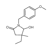 4-ethyl-5-hydroxy-1-(4-methoxybenzyl)-4-methylpyrrolidin-2-one