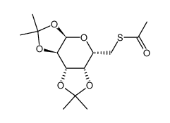 1,2:3,4-Di-O-isopropyliden- 6-deoxy-6-thioacetyl-α-D-galactopyranose