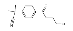 2-[4-(4-chloro-butyryl)-phenyl]-2-methyl-propionitrile