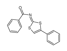 N-(4-phenyl-1,3-dithiol-2-ylidene)benzamide