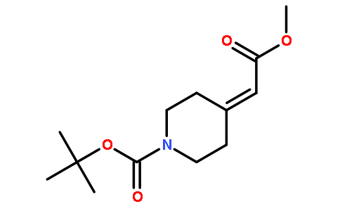 4-(2-甲氧基-2-氧代亚乙基)哌啶-1-羧酸叔丁酯