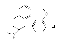 (1S,2S)-1-(4-chloro-3-methoxyphenyl)-N-methyl-1,2,3,4-tetrahydronaphthalen-2-amine