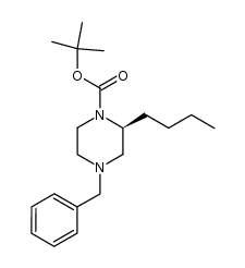 4-Benzyl-1-tert-butoxycarbonyl-2(S)-n-butylpiperazine