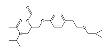 (S)-1-(4-(2-(cyclopropylmethoxy)ethyl)phenoxy)-3-(N-isopropylacetamido)propan-2-yl acetate