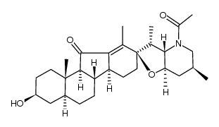 (23R)-28-acetyl-17,23-epoxy-3β-hydroxy-(5α)-veratr-12-en-11-one