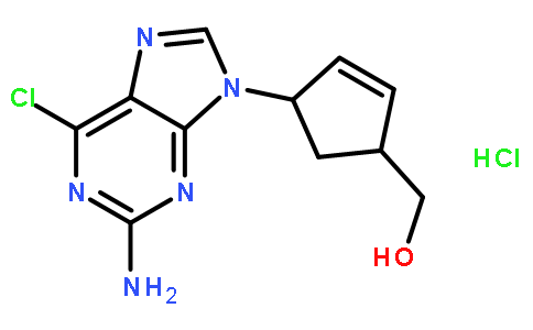 ((1S,4R)-4-(2-氨基-6-氯-9H-嘌呤-9-基)环戊-2-烯-1-基)甲醇盐酸盐