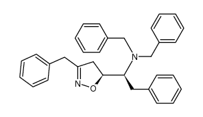 (5S,1'S)-3-phenylmethyl-5-(1'-N,N-dibenzylamino-2'-phenylethyl)-2-isoxazoline