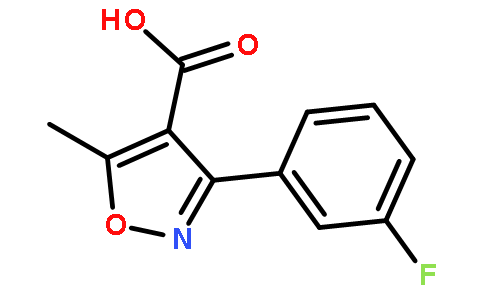 3-(3-Fluorophenyl)-5-methyl-1,2-oxazole-4-carboxylic acid