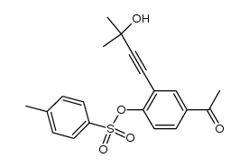 3'-(3-hydroxy-3-methylbutynyl)-4'-tosyloxyacetophenone