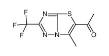 1-[6-methyl-2-(trifluoromethyl)-[1,3]thiazolo[3,2-b][1,2,4]triazol-5-yl]ethanone