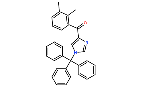 (2,3-二甲基苯基)[1-(三苯基甲基)-1H-咪唑-4-基]甲酮