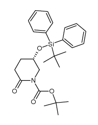 tert-butyl (5S)-5-tert-butyldiphenylsilyloxy-piperidine-2-one-1-carboxylate