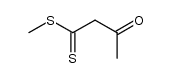 β-oxodithiobutyric acid methyl ester