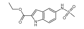 5-甲磺酰氨基吲哚-2-甲酸乙酯