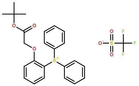 叔丁氧羰基-甲氧基苯基二苯锍三氟甲磺酸鹽