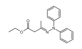 丁酸,  3-(二苯基亚肼基)-,  乙基酯