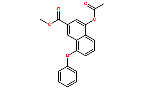 4-(乙酰基氧基)-8-苯氧基-2-萘羧酸甲酯