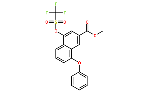 8-苯氧基-4-[[(三氟甲基)磺酰基]氧基]-2-萘羧酸甲酯